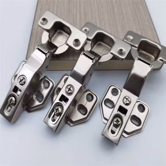Bisagra oculta de inserción hidráulica de cierre suave de accesorios de puerta de gabinete de hardware